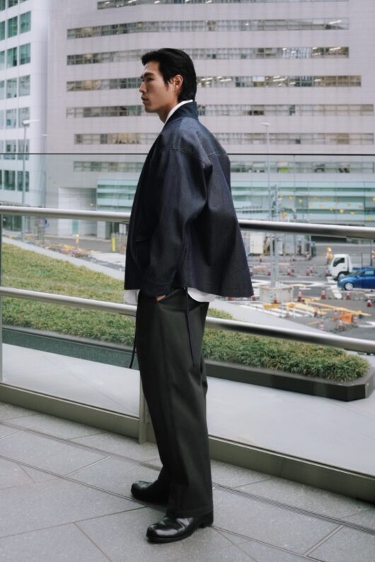 SUVIN SELVEDGE HAORI JACKET - Image 5