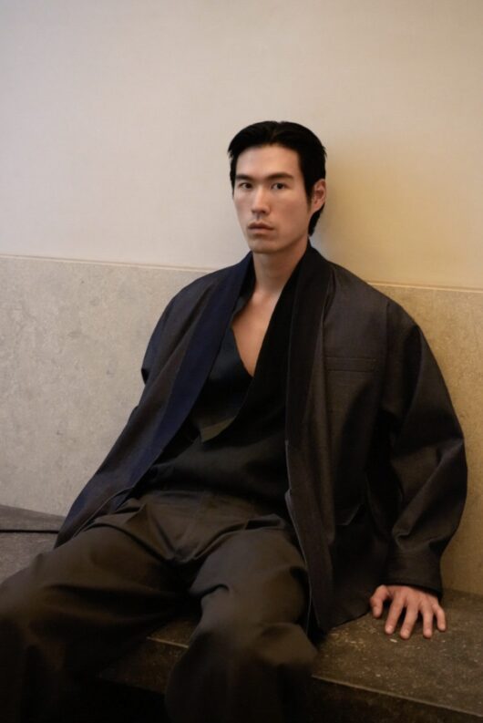 SUVIN SELVEDGE HAORI JACKET - Image 7