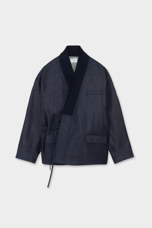 SUVIN SELVEDGE HAORI JACKET